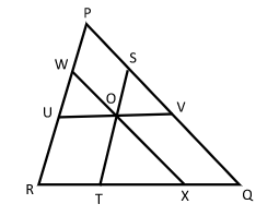 similarity parallel lines inside triangle