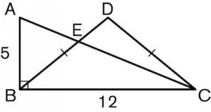 isosceles and right-angled triangles